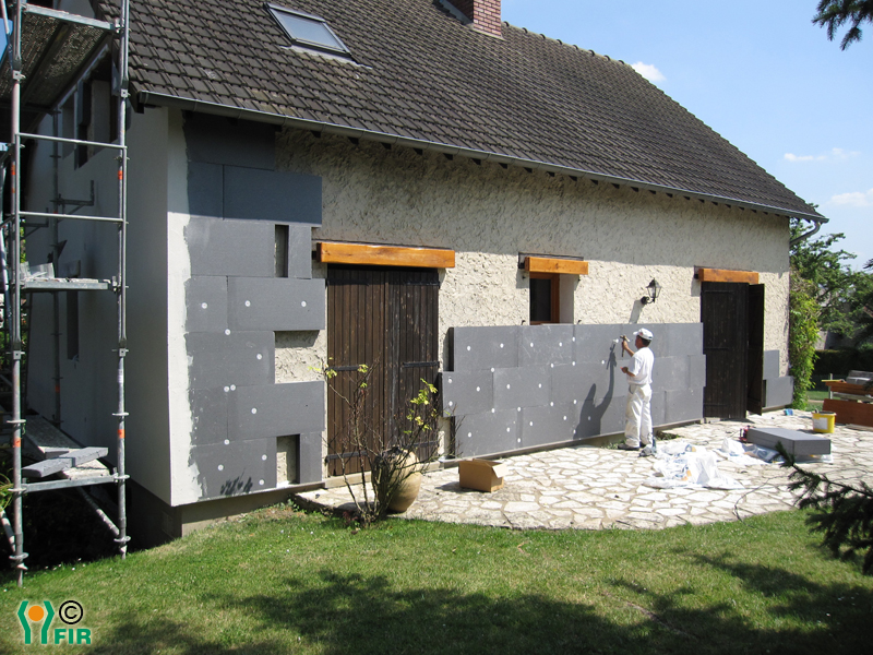 Isolation extérieure maison Ribaute