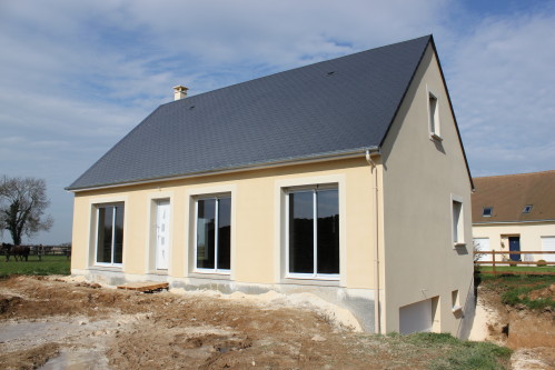 Ravalement de façade, enduit à Luc-sur-Aude